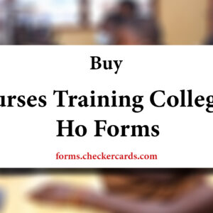 Ho Nurses' Training College Admission Forms